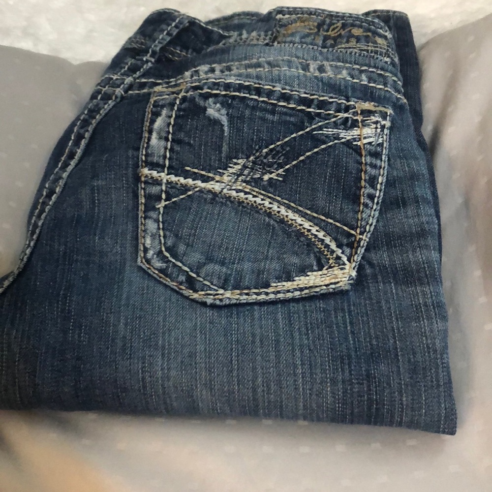 Silver jeans